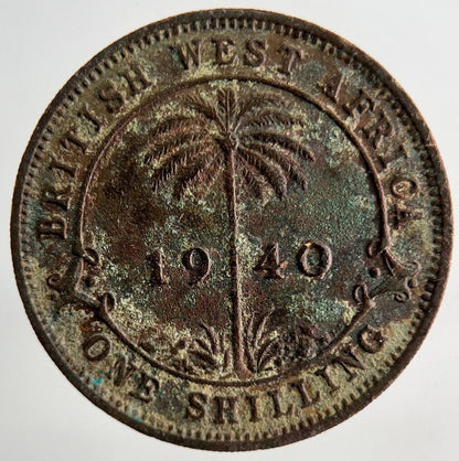 1940 West Africa One Shilling Coin | Very High Grade