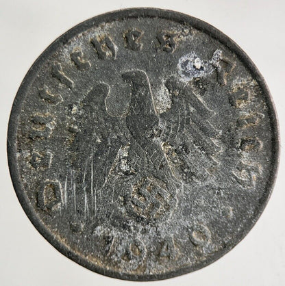 1940-A Germany Nazi 10 Pfennig Coin | Collectable Grade
