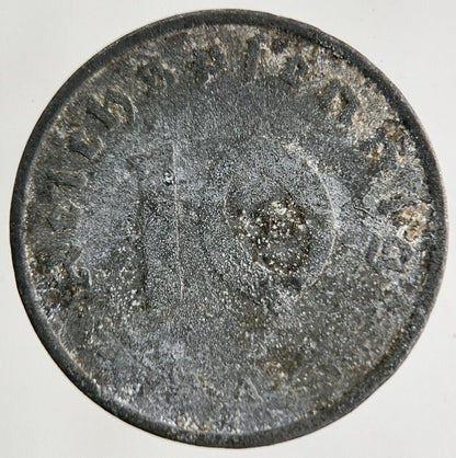1940-A Germany Nazi 10 Pfennig Coin | Collectable Grade