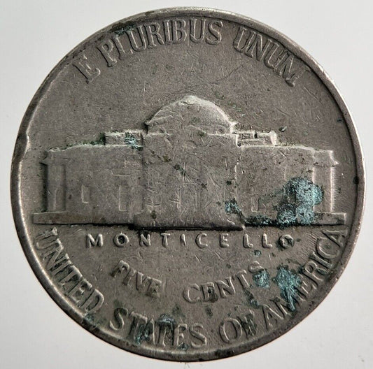 1940 US USA Jefferson Nickel 5 Cents Coin | Fine Collectable Grade