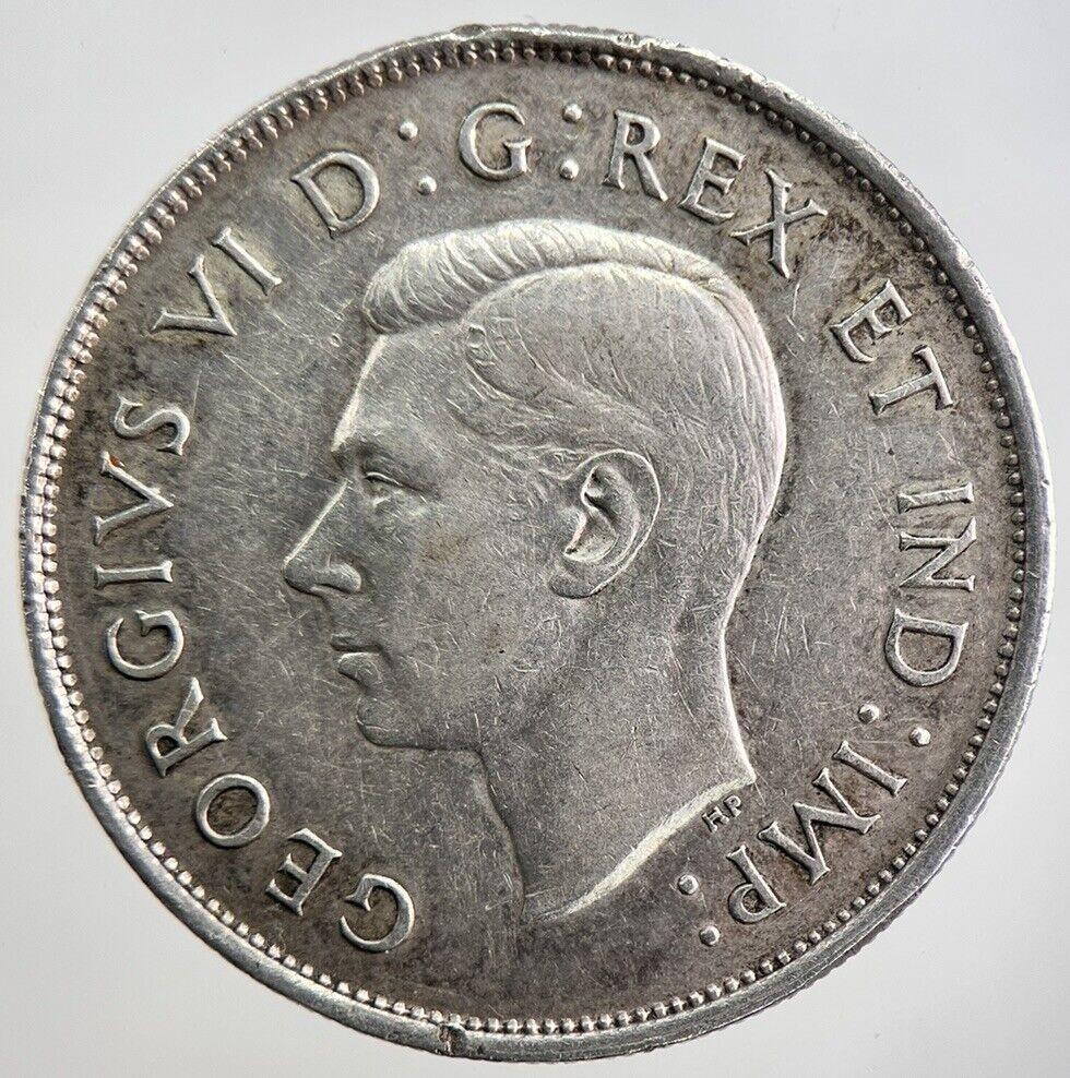 1941 Canada 50 Cents Silver Coin | Very High Grade | a4973