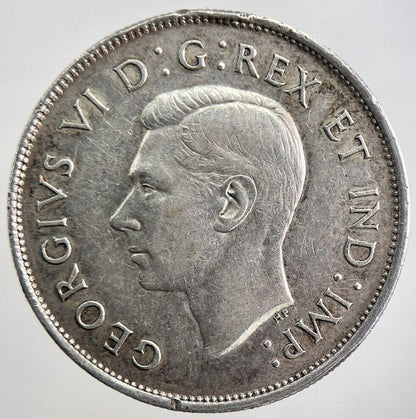 1941 Canada 50 Cents Silver Coin | Very High Grade | a4973