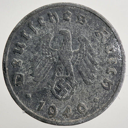 1940-G Germany Nazi 10 Pfennig Coin | Fine Collectable Grade | a2530