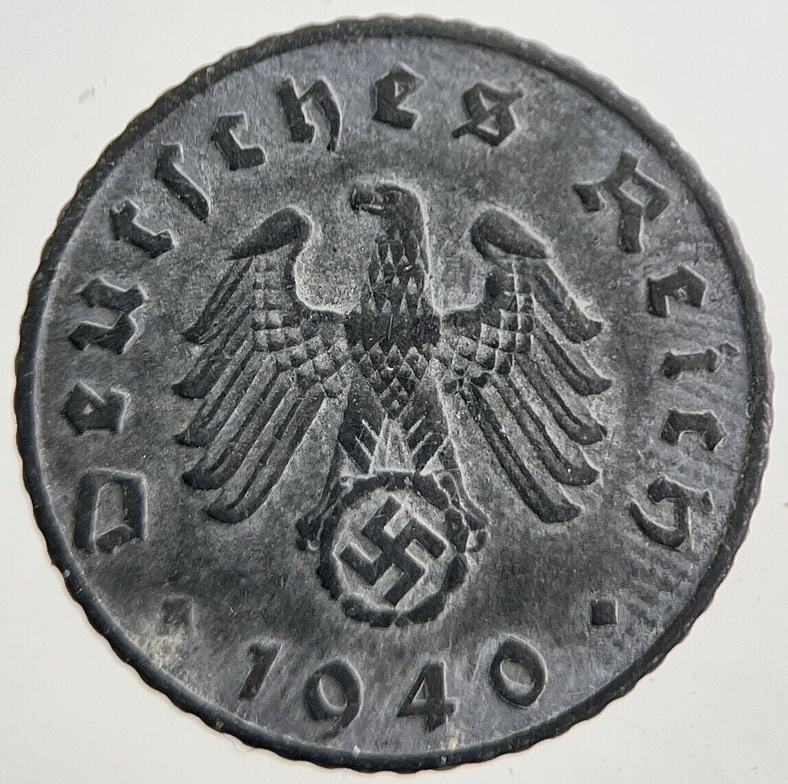 1940-B Germany Nazi 5 Pfennig Coin | Very High Grade | a7784