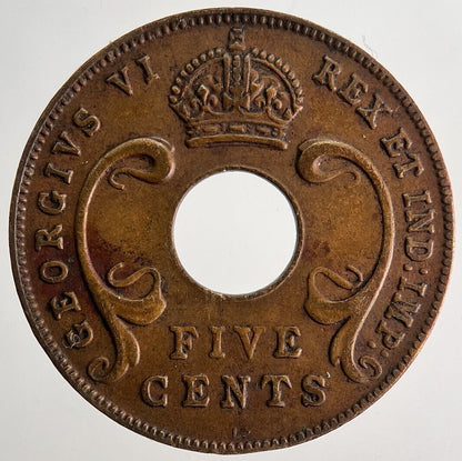 1941 East Africa 5 Cents Coin | Very High Grade | a9931