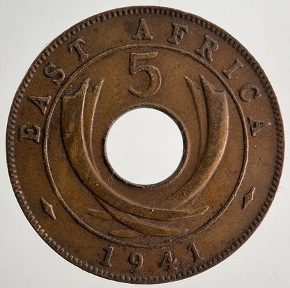 1941 East Africa 5 Cents Coin | Very High Grade | a9931
