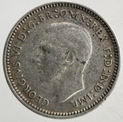 1941 Australia Threepence Silver Coin | Fine Collectable Grade