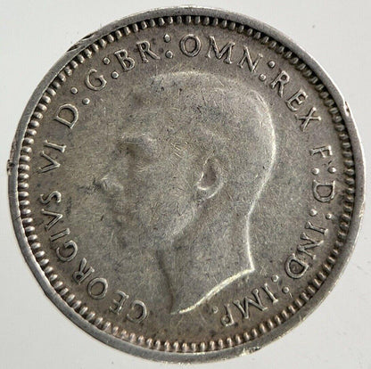 1941 Australia Threepence Silver Coin | Fine Collectable Grade