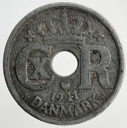 1941 Denmark 10 Ore Coin | Fine Collectable Grade