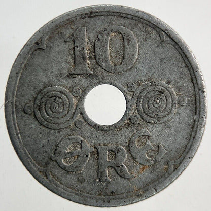 1941 Denmark 10 Ore Coin | Fine Collectable Grade