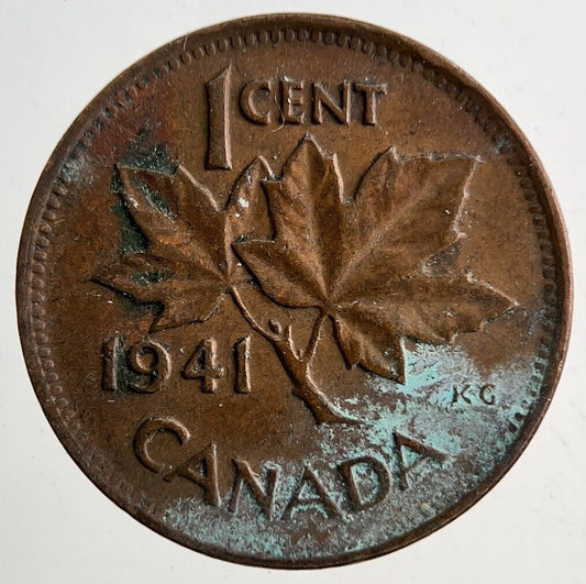 1941 Canada 1 Cent Coin | Very High Grade