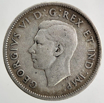 1941 Canada 25 Cents Silver Coin | Fine Collectable Grade