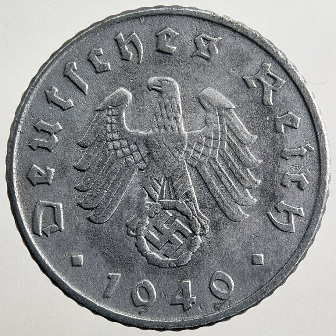 1940-D Germany Nazi 5 Pfennig Coin | Fine Collectable Grade | a2316