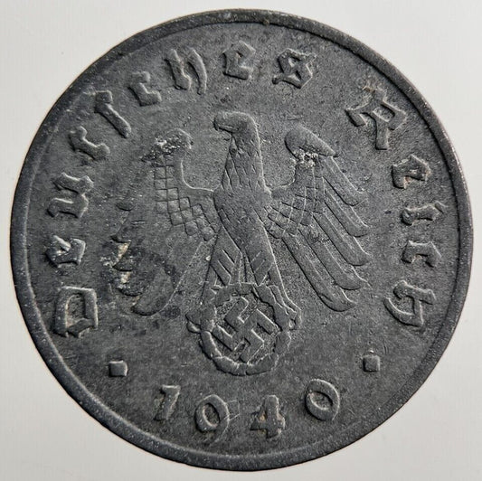 1940-A Nazi Germany 10 Pfennig Coin | Fine Collectable Grade | a3973