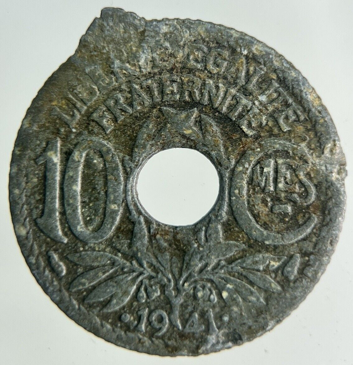 1941 France 10 Centimes Coin | Collectable Grade