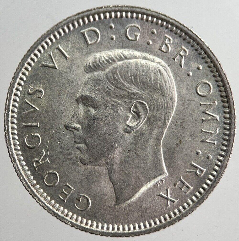 1941 George VI British Sixpence Silver Coin | Very High Grade | a8273