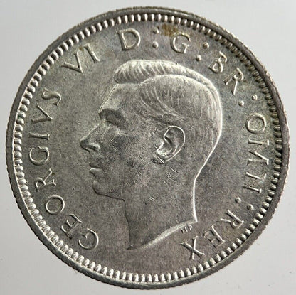 1941 George VI British Sixpence Silver Coin | Very High Grade | a8271