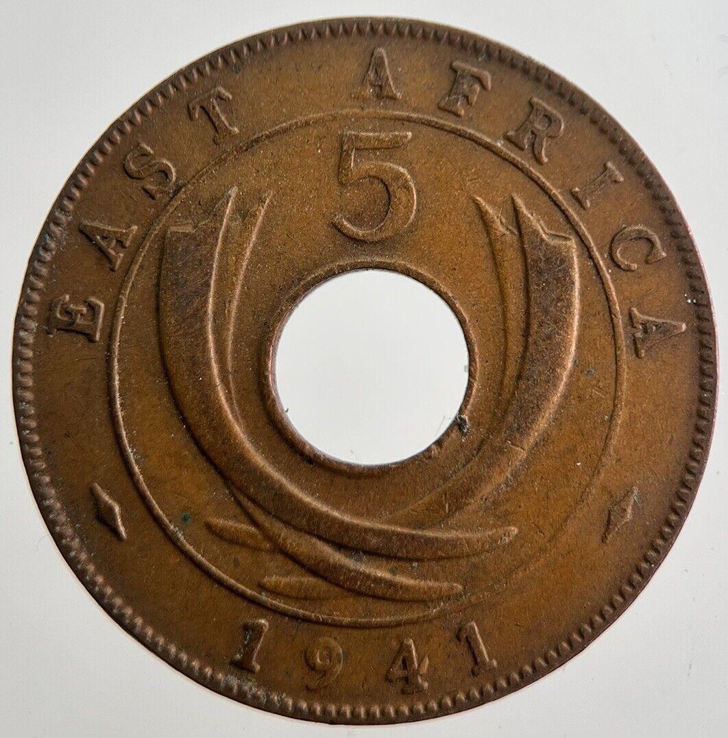 1941 East Africa 5 Five Cents Coin | Fine Collectable Grade | a7550