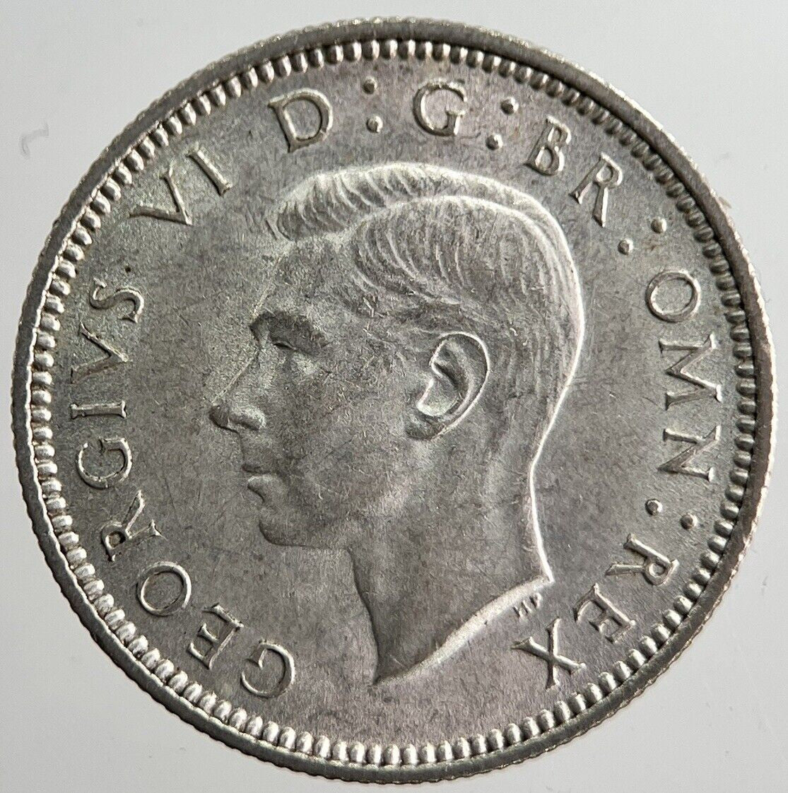 1941 George VI British Sixpence Silver Coin | Very High Grade | a8272