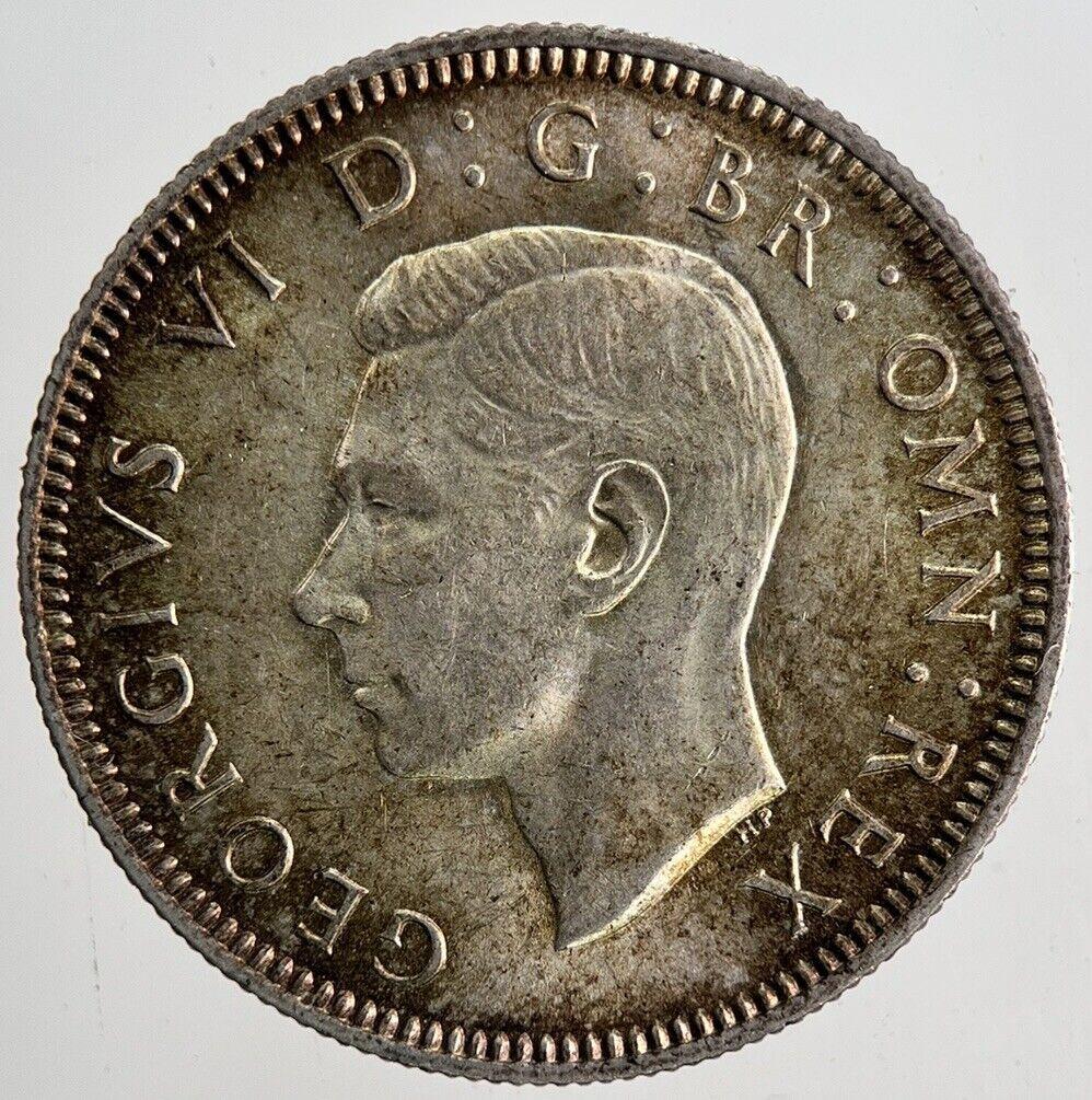 1941 George VI British One Shilling Silver Coin | Very Fine Grade | a6683