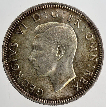 1941 George VI British One Shilling Silver Coin | Very Fine Grade | a6683