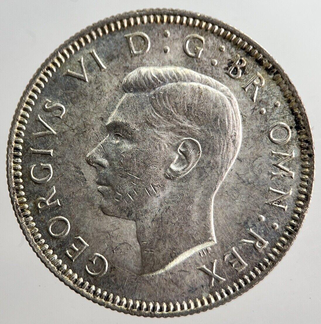 1941 George VI British One Shilling Silver Coin | Very High Grade | a8249