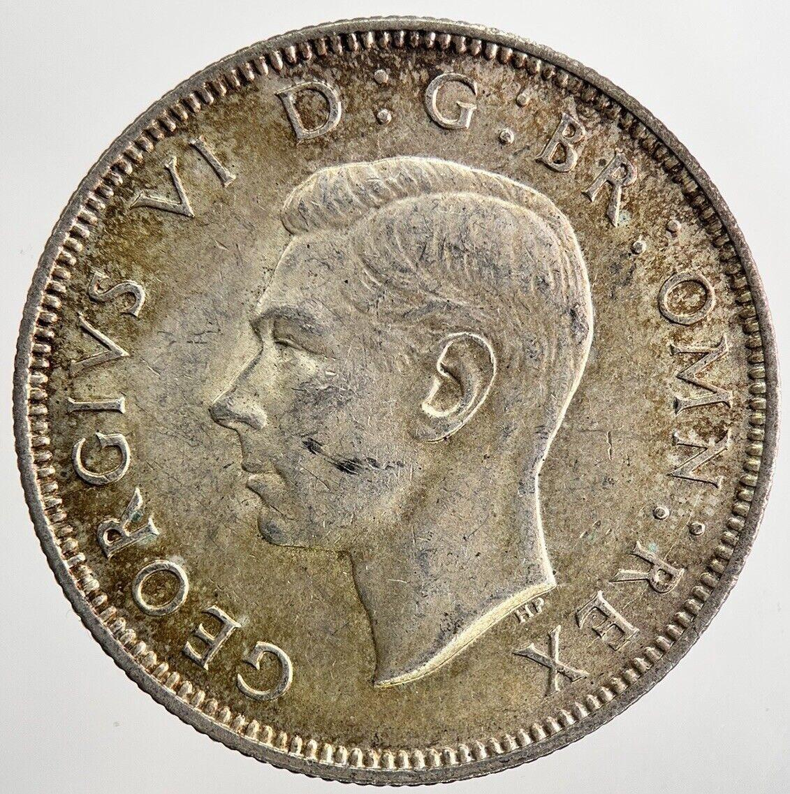 1941 George VI Florin Silver Coin | Very High Grade | a5269
