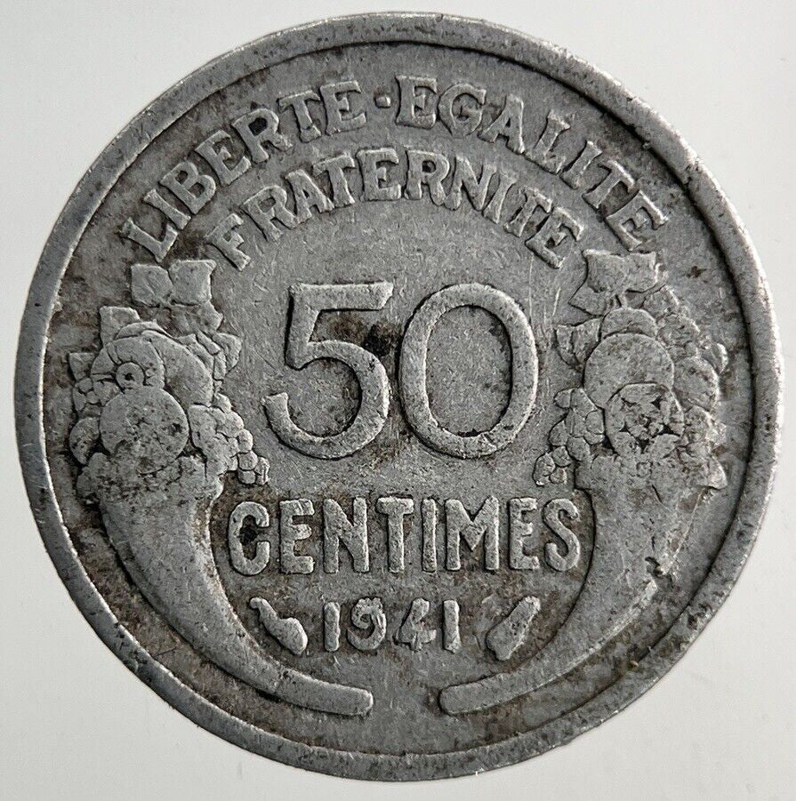 1941 France 50 Centimes Coin | Collectable Grade