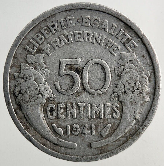 1941 France 50 Centimes Coin | Collectable Grade