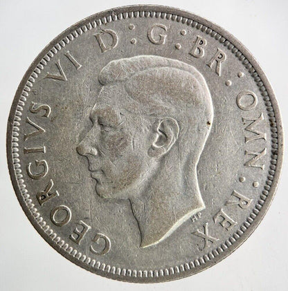 1941 George VI Half-Crown Silver Coin | Fine Collectable Grade