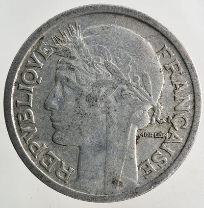 1941 France 2 Francs Coin | Fine Collectable Grade