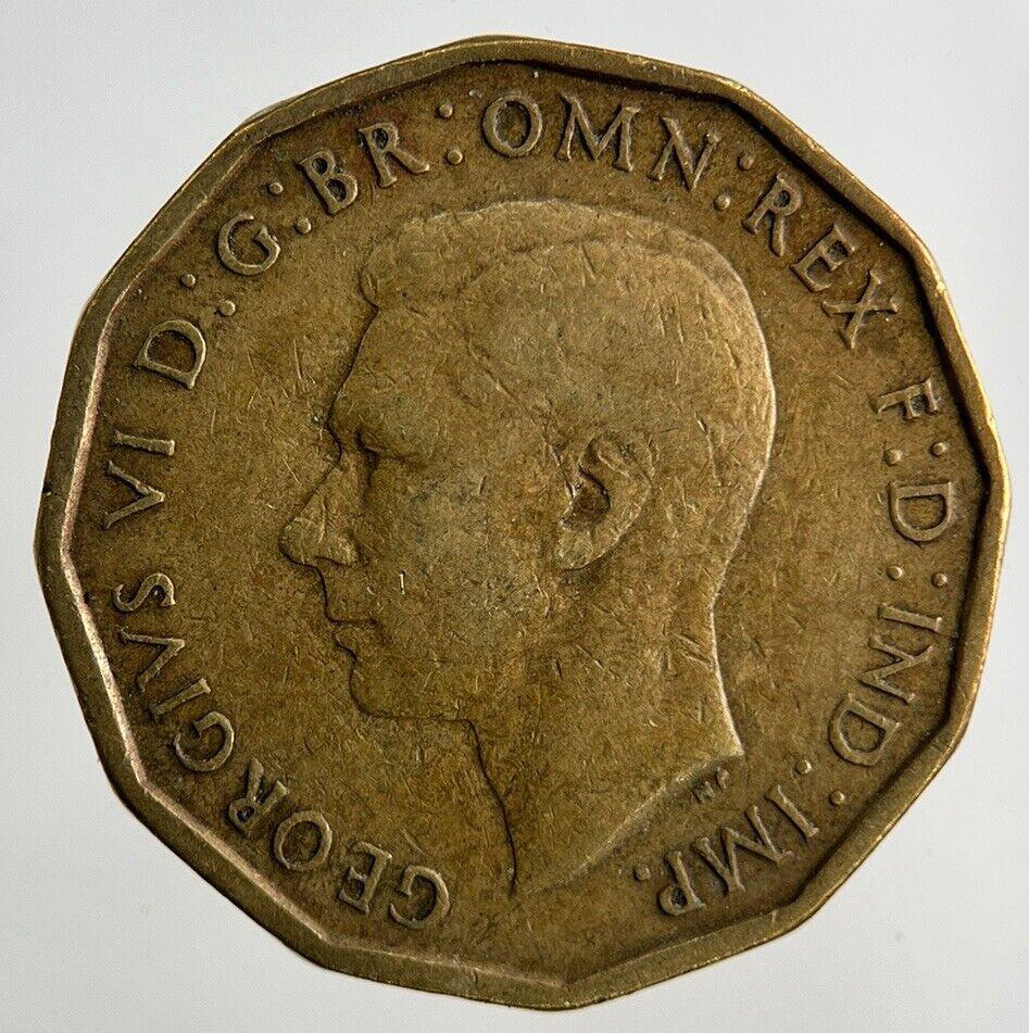 1941 George VI Brass Threepence Coin | Fine Collectable Grade