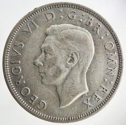 1941 George VI Half-Crown Silver Coin | Fine Collectable Grade