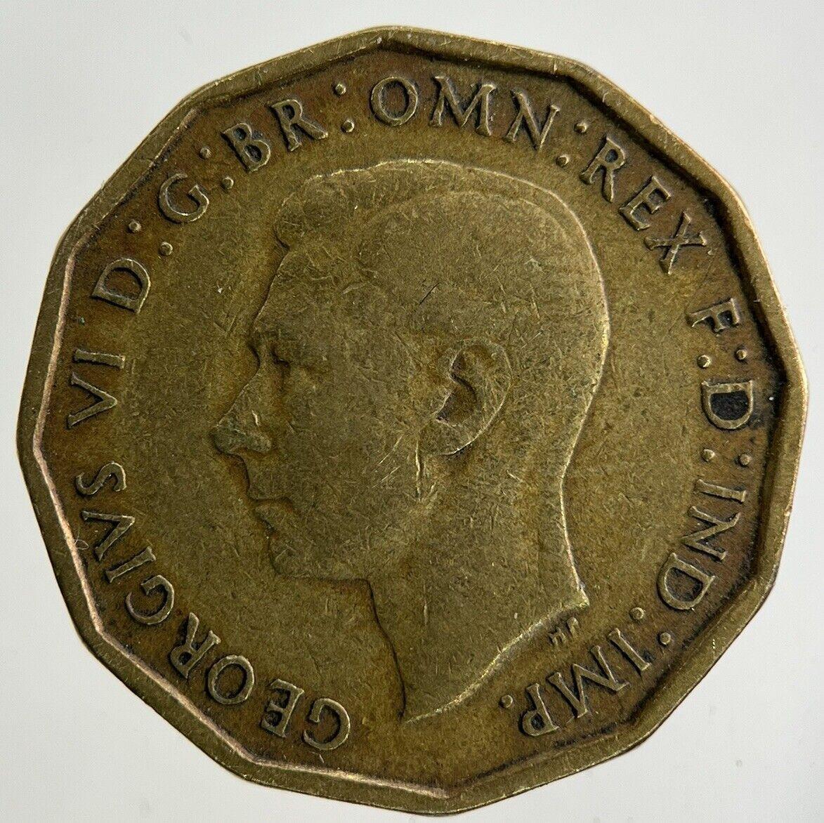 1941 George VI Brass Threepence Coin | Fine Collectable Grade