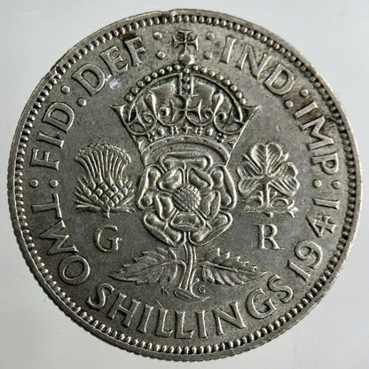 1941 George VI Florin Silver Coin | Fine Collectable Grade