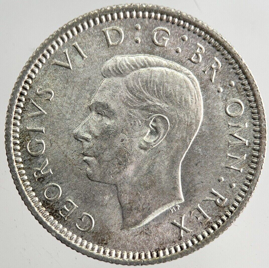 1941 George VI Sixpence Silver Coin | Very High Grade | a8162