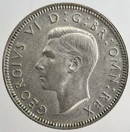 1941 George VI One Shilling Silver Coin | Very High Grade | a8175