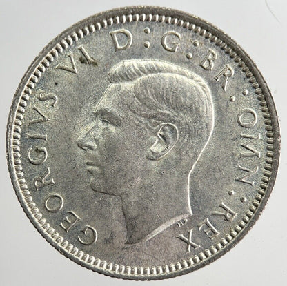 1941 George VI Sixpence Silver Coin | Very High Grade | a8159