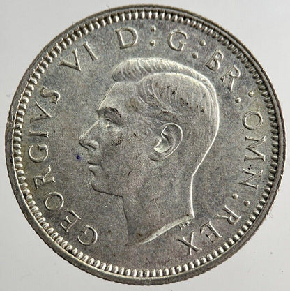 1941 George VI Sixpence Silver Coin | Very High Grade | a8157