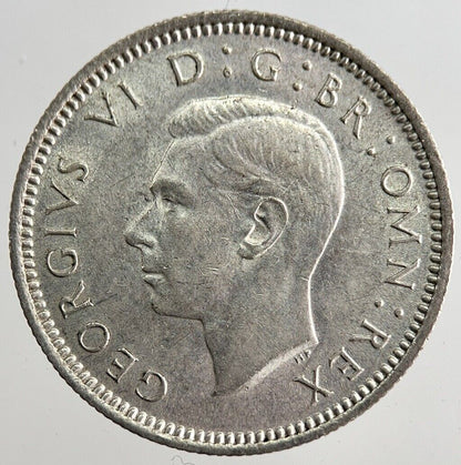 1941 George VI Sixpence Silver Coin | Very High Grade | a8161