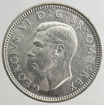 1941 George VI Sixpence Silver Coin | Very High Grade | a8154