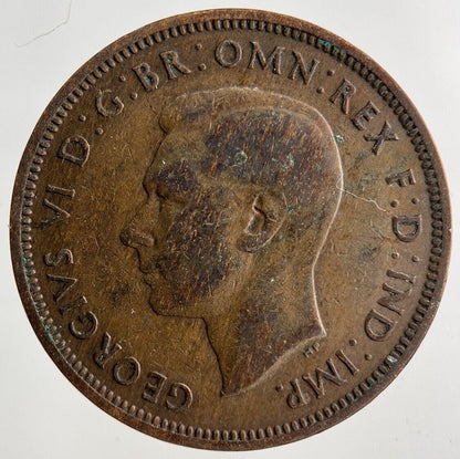 1941 George VI Half-Penny Coin | Collectable Grade