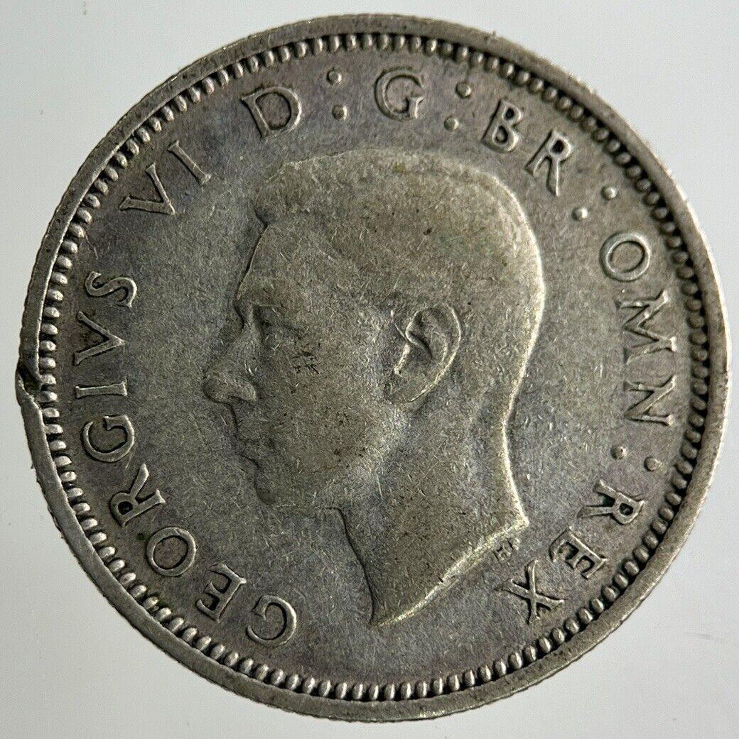 1941 George VI Sixpence Silver Coin | Fine Collectable Grade