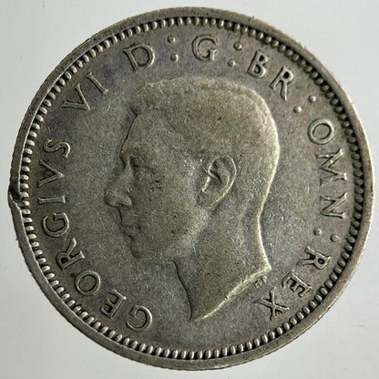 1941 George VI Sixpence Silver Coin | Fine Collectable Grade