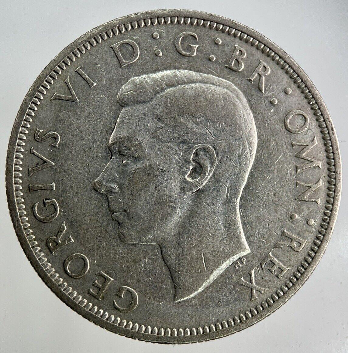 1941 George VI Half-Crown Silver Coin | Fine Collectable Grade