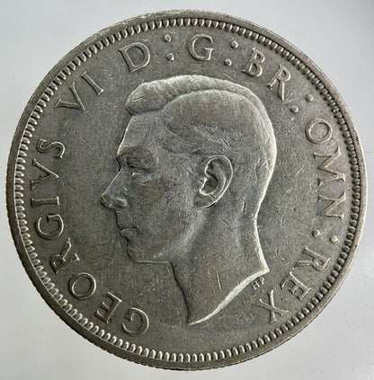 1941 George VI Half-Crown Silver Coin | Fine Collectable Grade