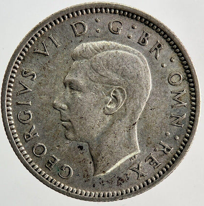 1941 George VI Sixpence Silver Coin | Fine Collectable Grade