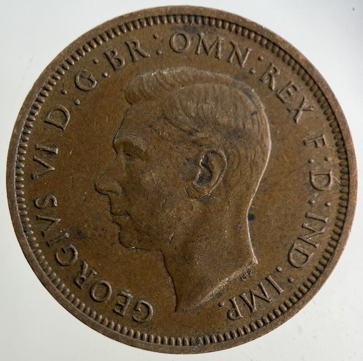 1941 George VI Half-Penny Coin | Fine Collectable Grade