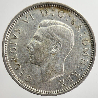 1941 George VI Sixpence Silver Coin | Very High Grade | a8214
