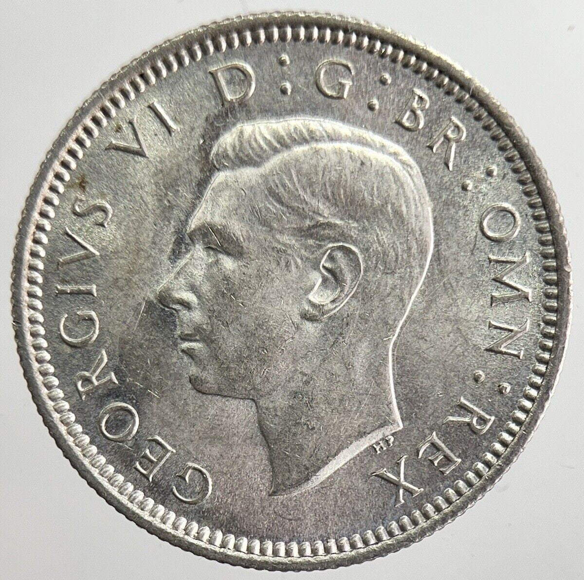 1941 George VI Sixpence Silver Coin | Very High Grade | a8216